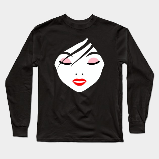 Beautiful Geisha Long Sleeve T-Shirt by inotyler